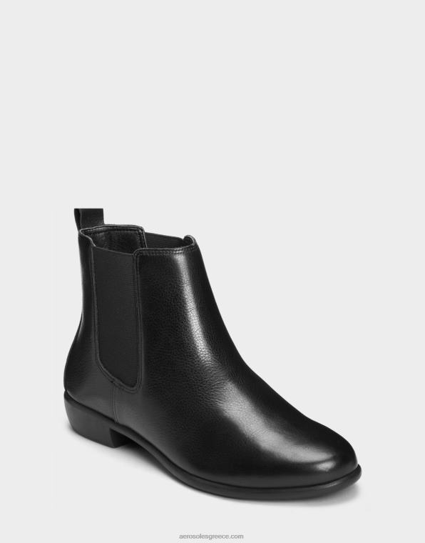 γυναίκες μποτάκι μαύρο δέρμα Aerosoles 46N4D106