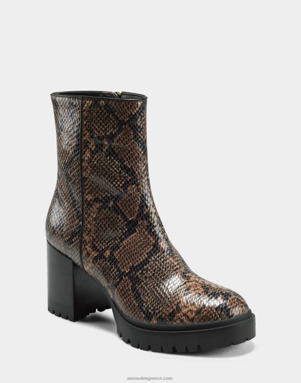 γυναίκες μποτάκι καφέ φίδι Aerosoles 46N4D1