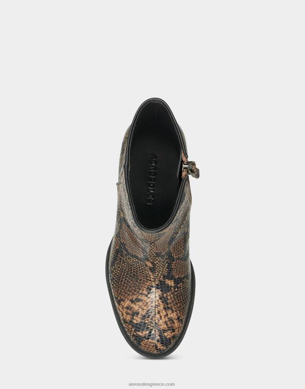γυναίκες μποτάκι καφέ φίδι Aerosoles 46N4D1
