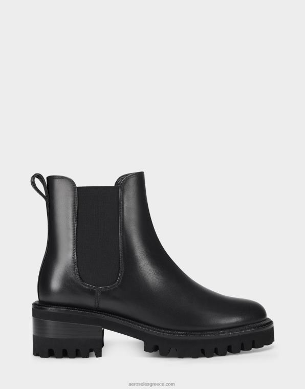 γυναίκες μποτάκι μαύρο δέρμα Aerosoles 46N4D38