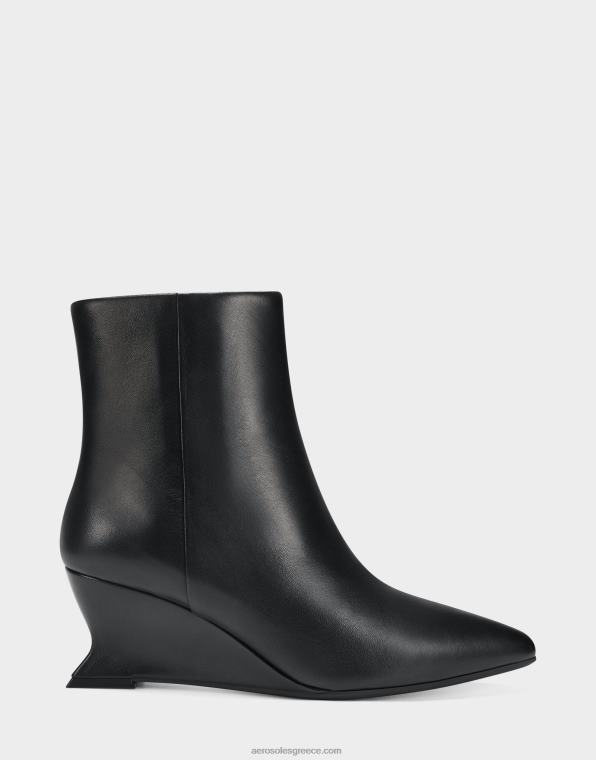 γυναίκες μποτάκι μαύρο δέρμα Aerosoles 46N4D52