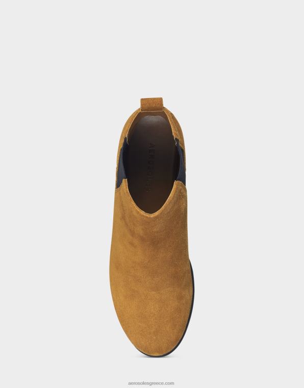 γυναίκες μποτάκι από σκούρο σταρένιο σουέντ Aerosoles 46N4D54