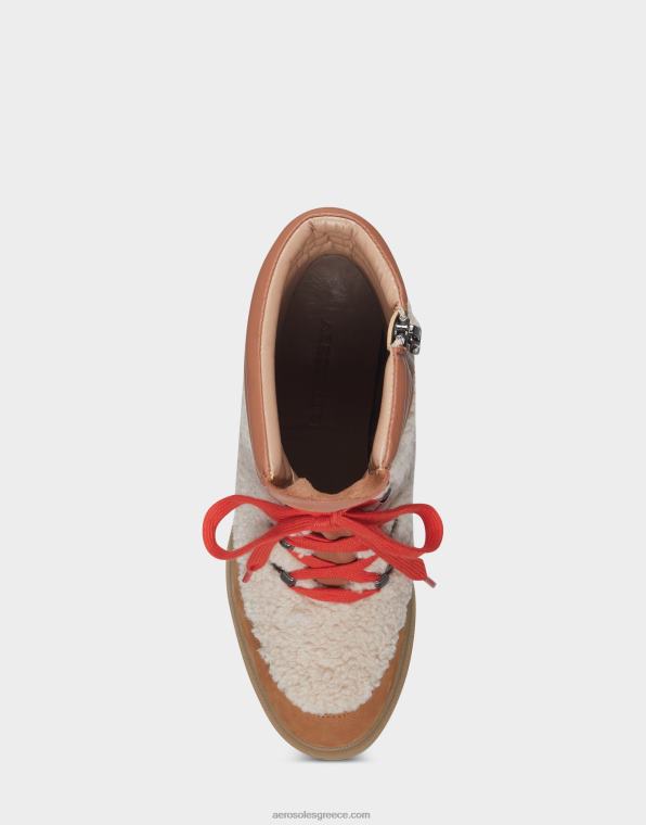 γυναίκες Μποτάκι αστραγάλου φυσικό faux shearling Aerosoles 46N4D21