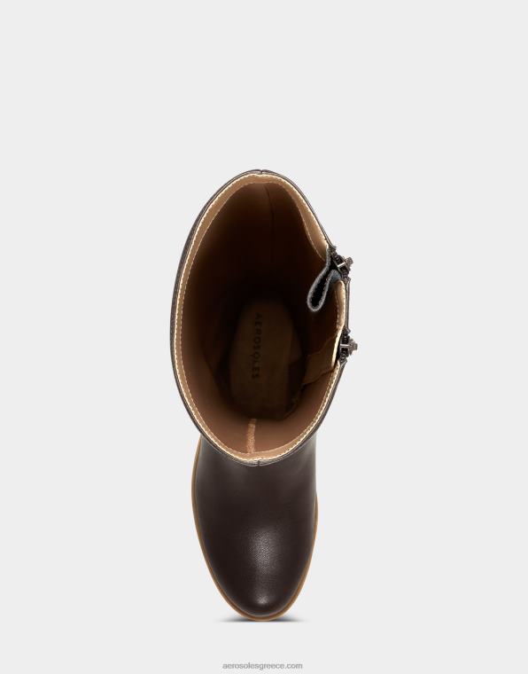 γυναίκες ψηλή μπότα καφέ Aerosoles 46N4D134