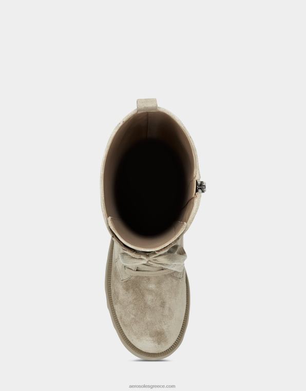 γυναίκες ψηλή μπότα γκρι σουέντ Aerosoles 46N4D29