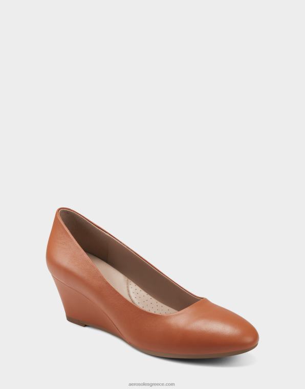 γυναίκες wedge tan δέρμα Aerosoles 46N4D326