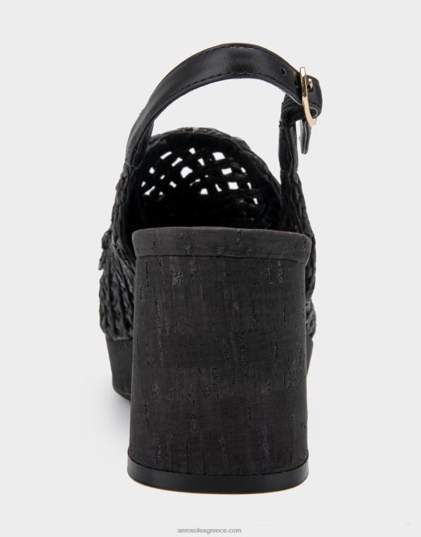 γυναίκες πλατφόρμα slingback μαύρο Aerosoles 46N4D363