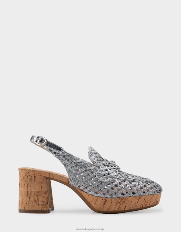 γυναίκες πλατφόρμα slingback ασημί Aerosoles 46N4D365