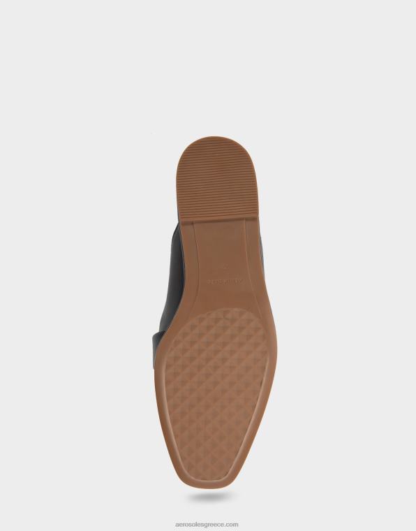 γυναίκες slide μαύρο δέρμα Aerosoles 46N4D276