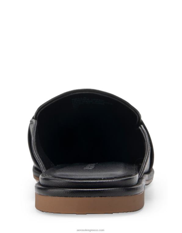 γυναίκες slide μαύρο δέρμα Aerosoles 46N4D276