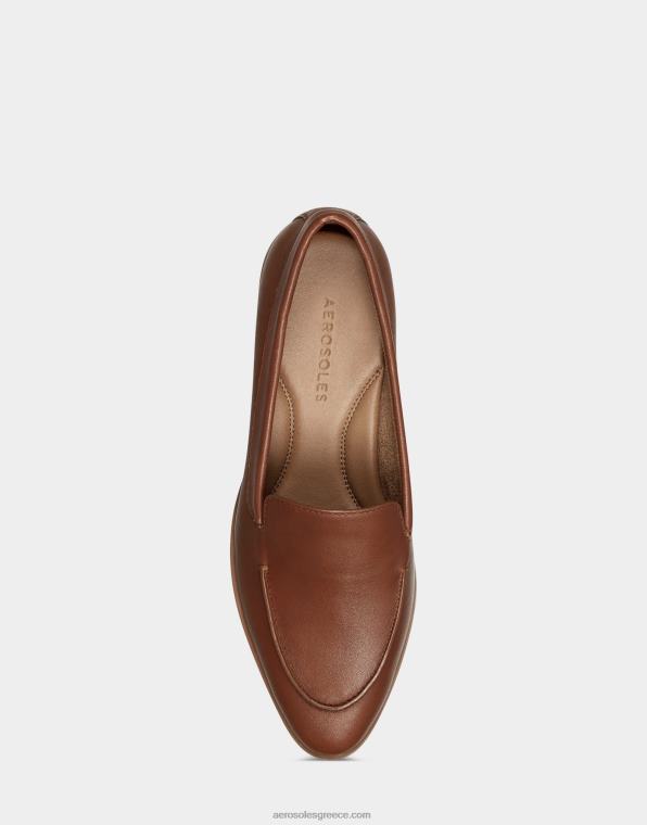 γυναίκες loafer σκούρο ταμπά δέρμα Aerosoles 46N4D142