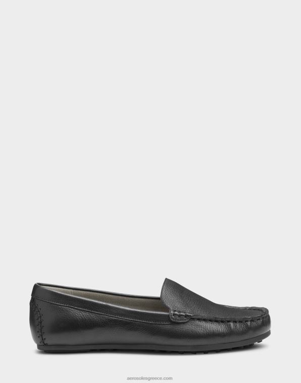 γυναίκες loafer μαύρο γνήσιο δέρμα Aerosoles 46N4D145