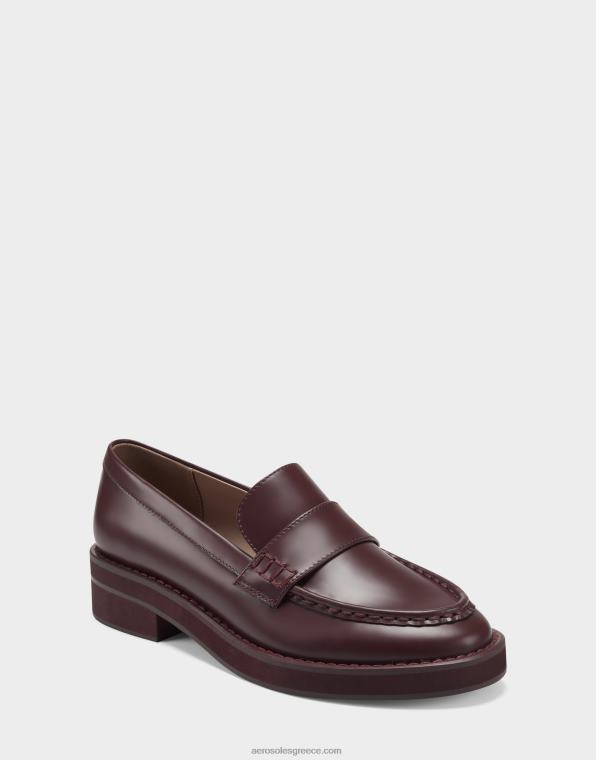 γυναίκες loafer δέρμα μπορντό Aerosoles 46N4D192