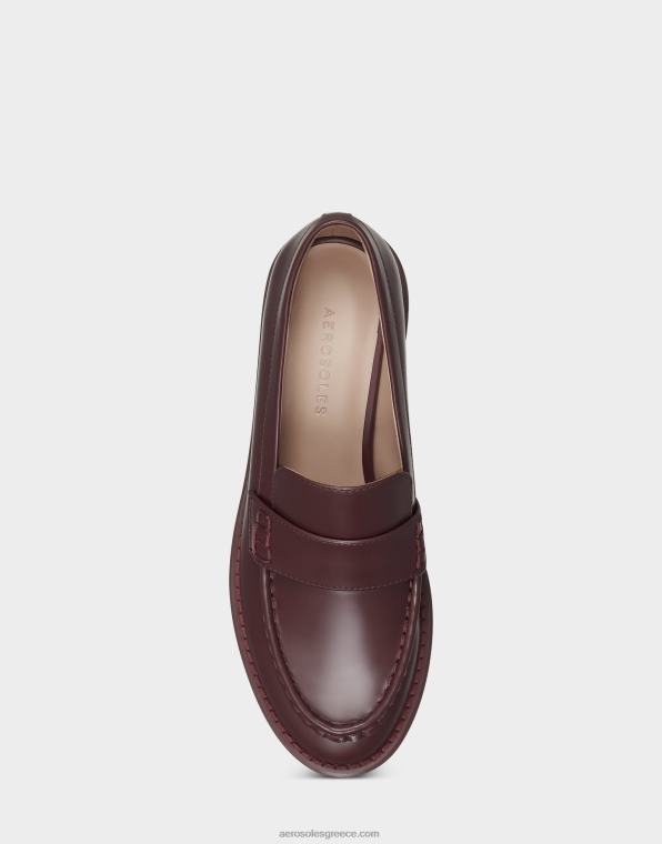 γυναίκες loafer δέρμα μπορντό Aerosoles 46N4D192