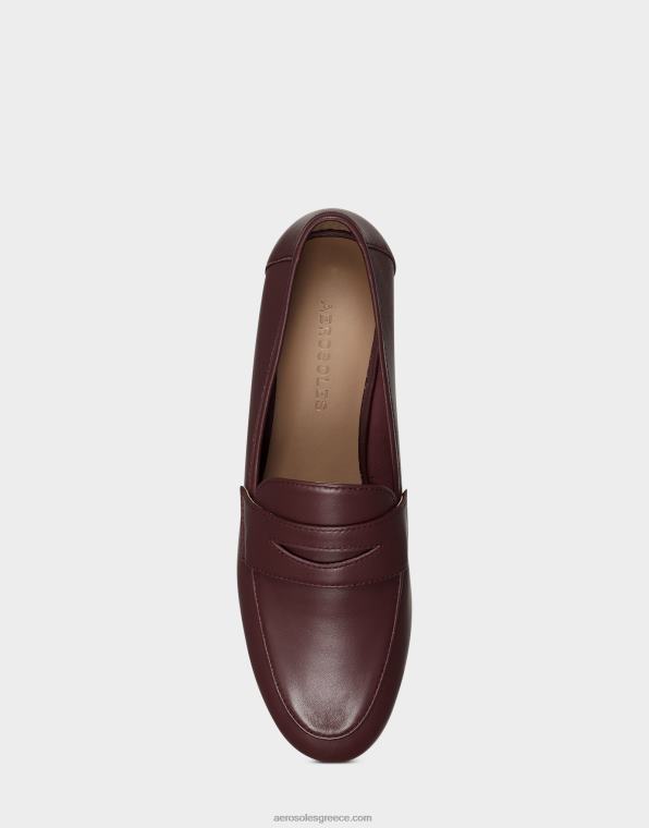 γυναίκες loafer δέρμα μπορντό Aerosoles 46N4D202