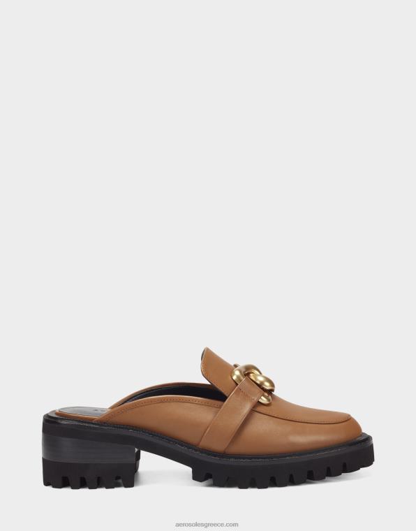 γυναίκες δέρμα κονιάκ mule Aerosoles 46N4D194