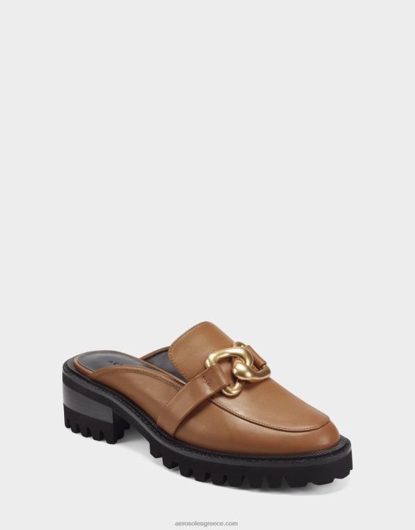 γυναίκες δέρμα κονιάκ mule Aerosoles 46N4D194