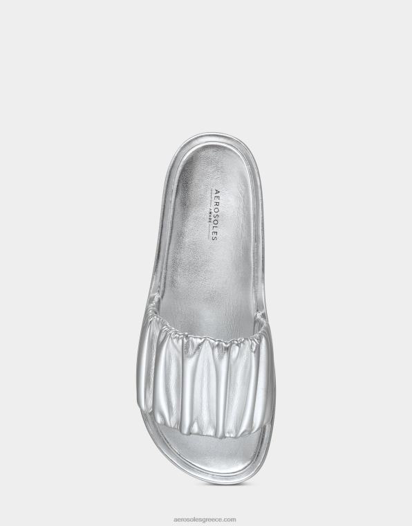 γυναίκες πέδιλο ασημί μεταλλικό Aerosoles 46N4D299