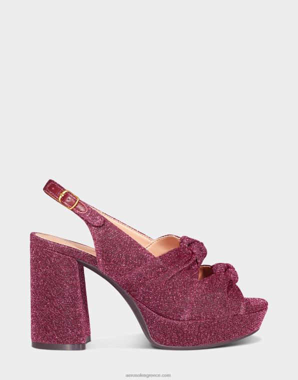 γυναίκες πέδιλο ροζ μεταλλικό ύφασμα Aerosoles 46N4D374