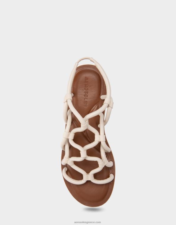 γυναίκες σανδάλι λευκό δέρμα Aerosoles 46N4D402