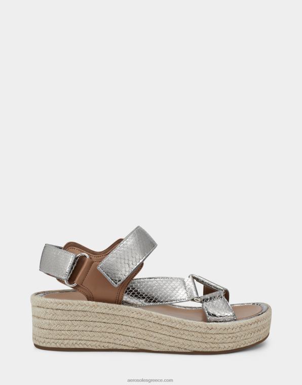γυναίκες πέδιλο ασημί μεταλλικό Aerosoles 46N4D403