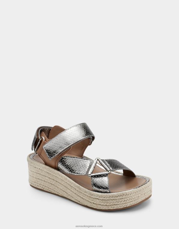 γυναίκες πέδιλο ασημί μεταλλικό Aerosoles 46N4D403
