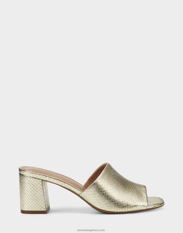 γυναίκες σανδάλι χρυσό φίδι ψεύτικο δέρμα Aerosoles 46N4D425