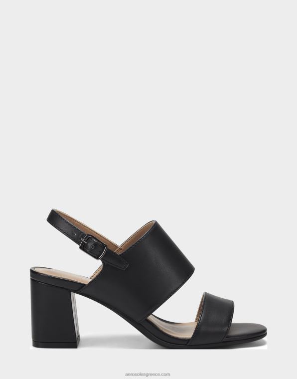 γυναίκες πέδιλο μαύρο ψεύτικο δέρμα Aerosoles 46N4D428