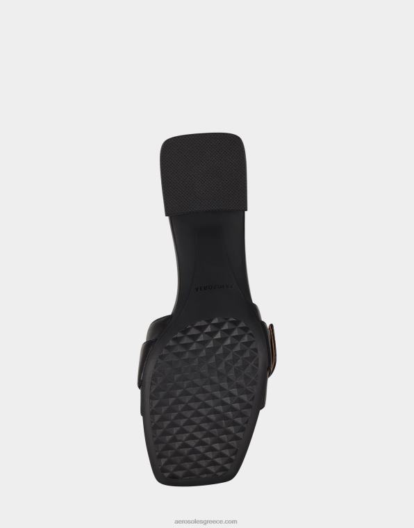 γυναίκες σανδάλι μαύρο δέρμα Aerosoles 46N4D434