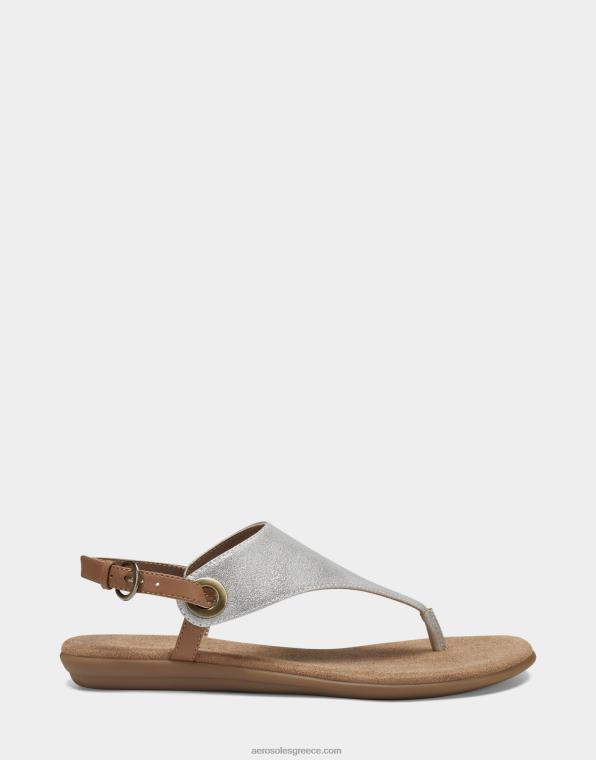 γυναίκες πέδιλο ασημί μεταλλικό Aerosoles 46N4D478