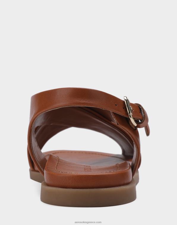 γυναίκες πλακέ σανδάλι μαύρισμα ψεύτικο δέρμα Aerosoles 46N4D470