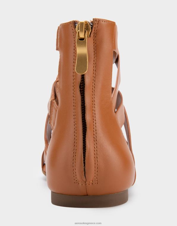 γυναίκες flat σανδάλι ταμπά δέρμα Aerosoles 46N4D410