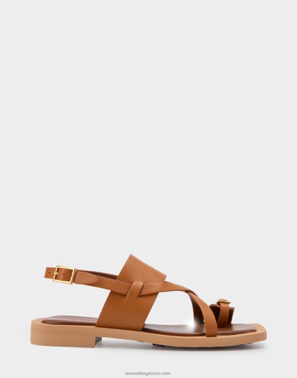 γυναίκες flat σανδάλι ταμπά δέρμα Aerosoles 46N4D412