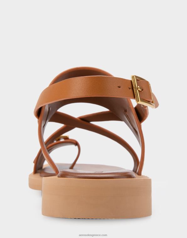 γυναίκες flat σανδάλι ταμπά δέρμα Aerosoles 46N4D412