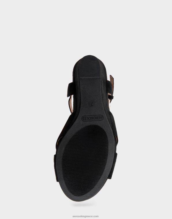 γυναίκες ψεύτικο μαύρο σουέτ Aerosoles 46N4D320