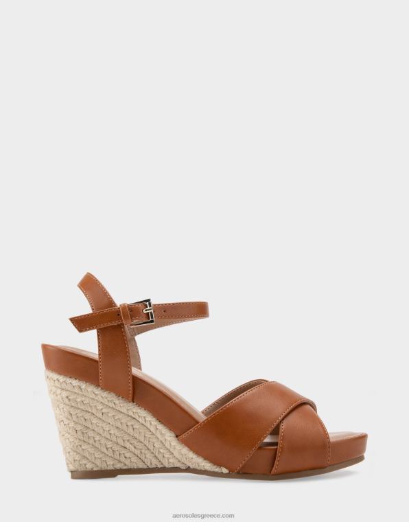 γυναίκες wedge tan faux δέρμα Aerosoles 46N4D317